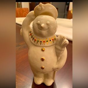 Lenox Jolly Snowman - vintage 1995